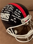 Lawrence Taylor Signed & 12x Inscribed Replica Stat Helmet (Tristar)