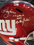 Lawrence Taylor Signed & Profane Inscribed FS Flash Helmet (JSA Witnessed)
