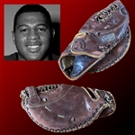 Ernie Davis High School Baseball Glove w/ Provenance from his Mother