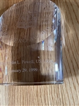 General Colin Powell NFL Alumni Old Hero Tiffany Glass Trophy Award