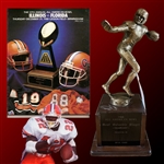 Emmitt Smiths 1988 All-American Bowl MVP Trophy :: Emmitt Runs for 159 Yards & 2 TDs :: Direct from Emmitts Collection! (Prova LOA)