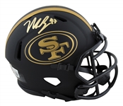 Nick Bosa Signed Eclipse Speed 49ers Mini Helmet (Beckett/BAS Witnessed)