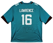 Trevor Lawrence Signed Teal Nike Official Jersey (Fanatics)