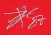 Travis Kelce Signed Red Nike Official Chiefs Jersey (Beckett/BAS Witnessed)
