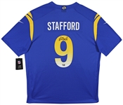 Matthew Stafford Signed Blue Nike Official Rams Jersey (Fanatics)