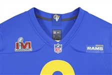 Matthew Stafford Signed Blue Nike Official Rams Jersey (Fanatics)