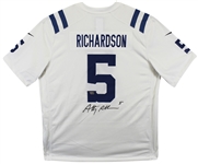 Anthony Richardson Signed White Nike Official Colts Jersey (Fanatics)