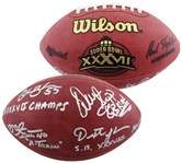Buccaneers: Sapp, Brooks, Jackson & Alstott Signed SB XXXVII Duke Football (Beckett/BAS Witnessed)