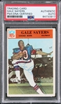 Gale Sayers Signed 1966 Philadelphia #38 Rookie Card (PSA/DNA Encapsulated)