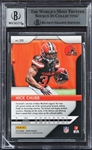 Nick Chubb Signed 2018 Panini Prizm #213 Rookie Card w/ Gem Mint 10 Auto! (Beckett/BAS Encapsulated)