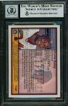 Champ Bailey Signed 1999 Topps Chrome #160 Rookie Card w/ Gem Mint 10 Auto! (Beckett/BAS Encapsulated)