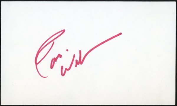 Robin Williams Signed 3" x 5" Segment (Beckett/BAS LOA)
