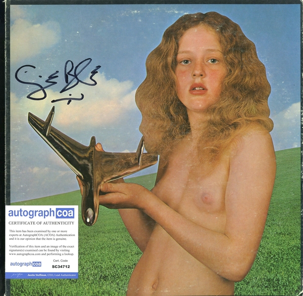 Ginger Baker Signed "Blind Faith" Album Cover w/ Vinyl (ACOA)