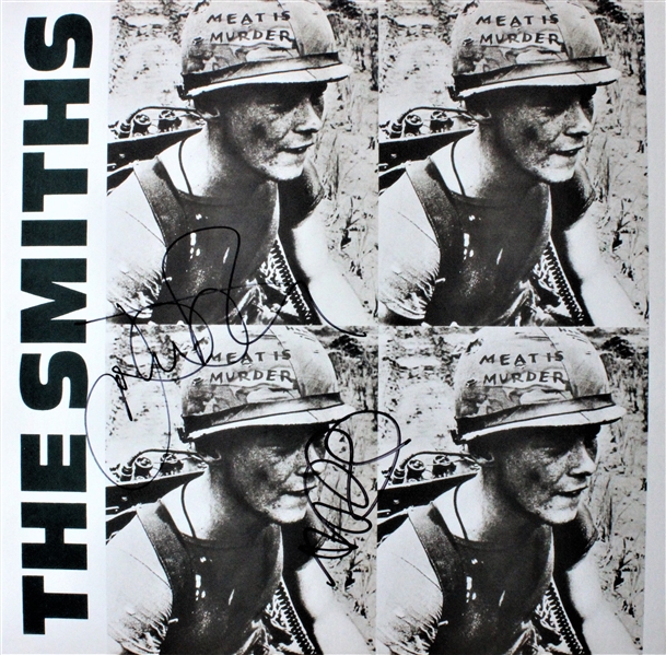 The Smiths: Lot of Two (2) Signed Album Sleeves w/ 4 Signatures! (ACOA)