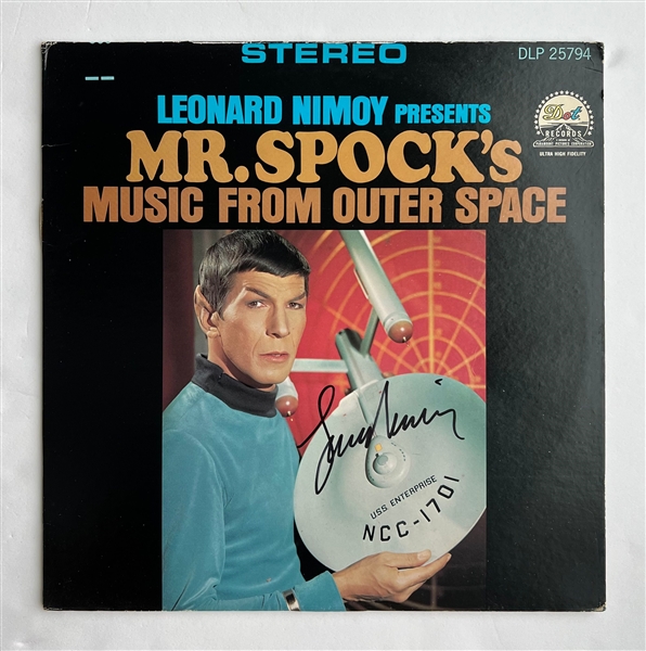 Star Trek: Leonard Nimoy "Mr. Spocks Music From Outer Space" Soundtrack Album Cover (Third Party Guaranteed)