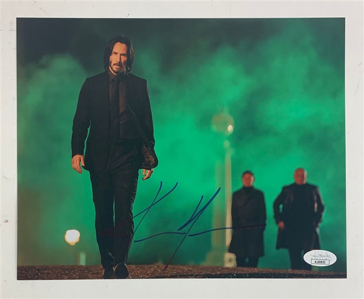 Keanu Reeves Signed 8" x 10" John Wick Photo (JSA COA)