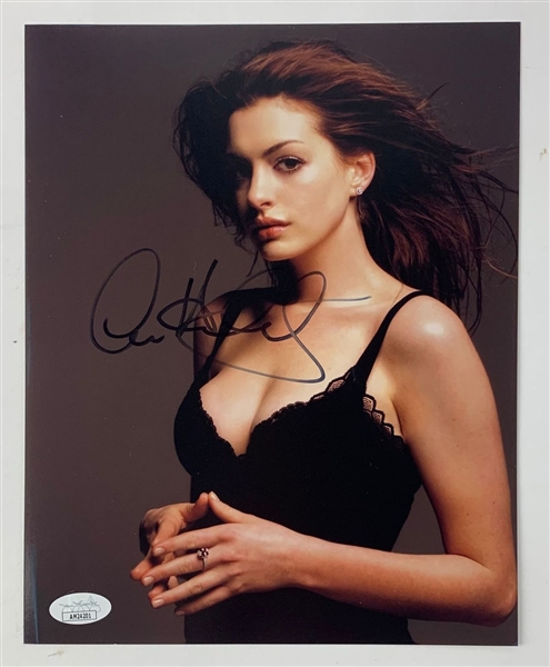 Anne Hathaway Signed 8" x 10" Color Photo (JSA COA)