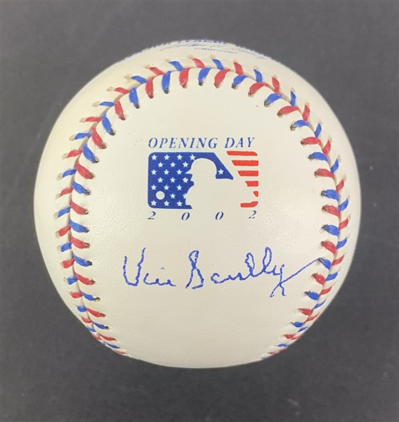 Vin Scully Desirable Signed OML Opening Day Commemorative Baseball (PSA/DNA)