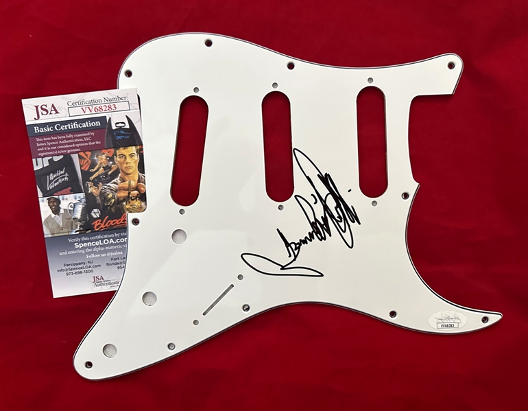 Franki Valli Signed Stratocaster Style Pick Guard (JSA)