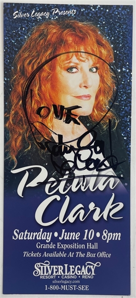 Petula Clark Signed Advertisement (Beckett/BAS)