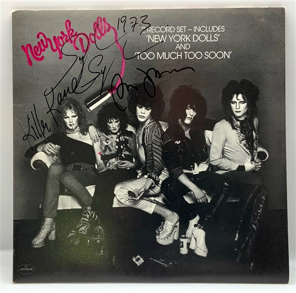 New York Dolls Signed "Too Much Too Soon" Record Set (Roger Epperson/REAL Authentication)
