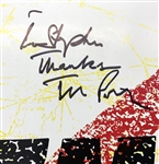 Tom Petty & Heartbreakers Partially Band-Signed “Temple in Flames” Tour Program (Roger Epperson/REAL Authentication)