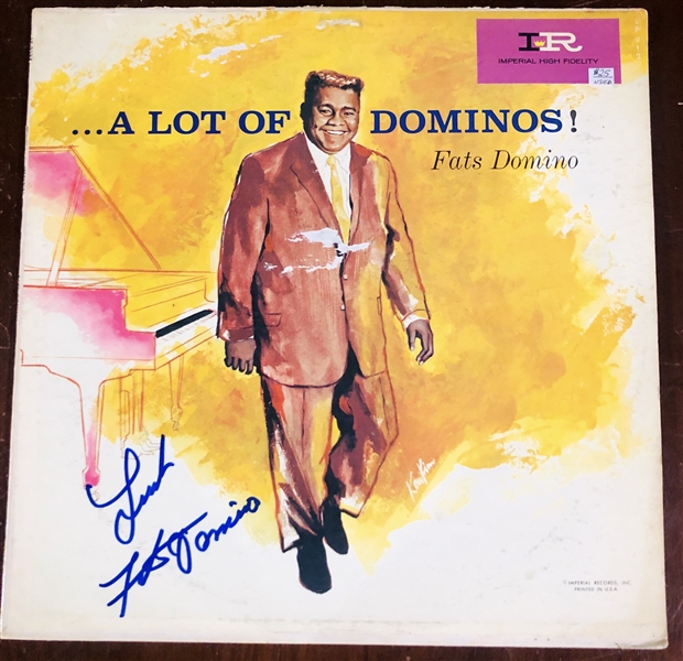 Fats Domino Signed “A Lot of Dominos” Album Record (Beckett/BAS Authentication)