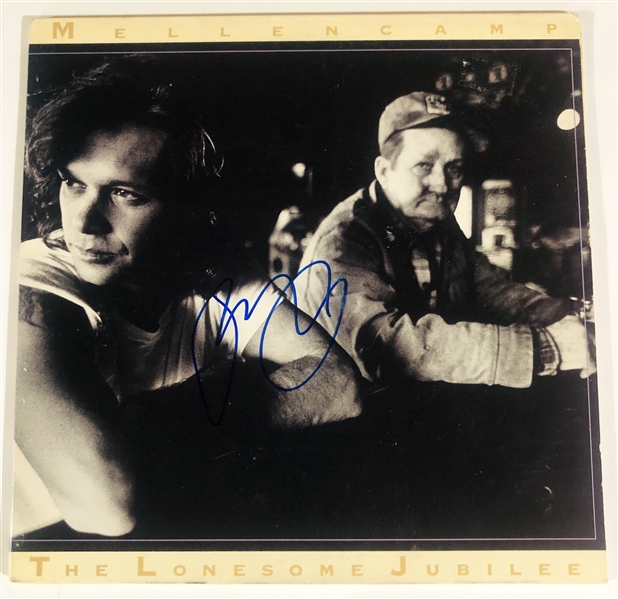 John Mellencamp Signed “The Lonesome Jubilee” Album Record (Beckett/BAS Authentication)