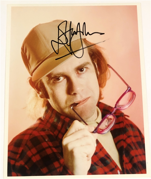 Elton John In-Person Signed 8” x 10” Photo (John Brennan Collection) (JSA Authentication)