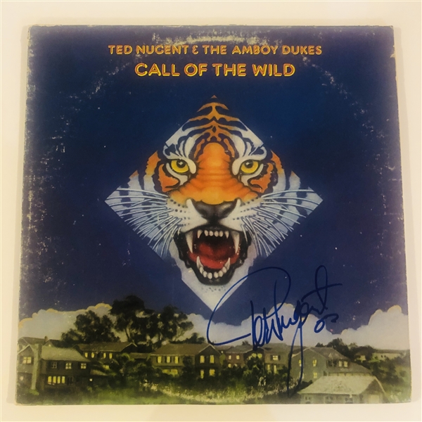 Ted Nugent Signed “Call of the Wild” Album Record (Beckett/BAS Authentication)