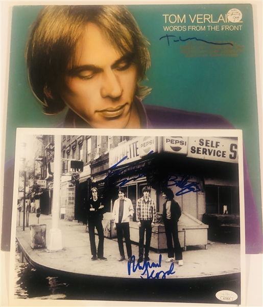Television Group Signed Lot of (2) Album & Photo (4 Sigs) (JSA & Beckett/BAS Certs) 
