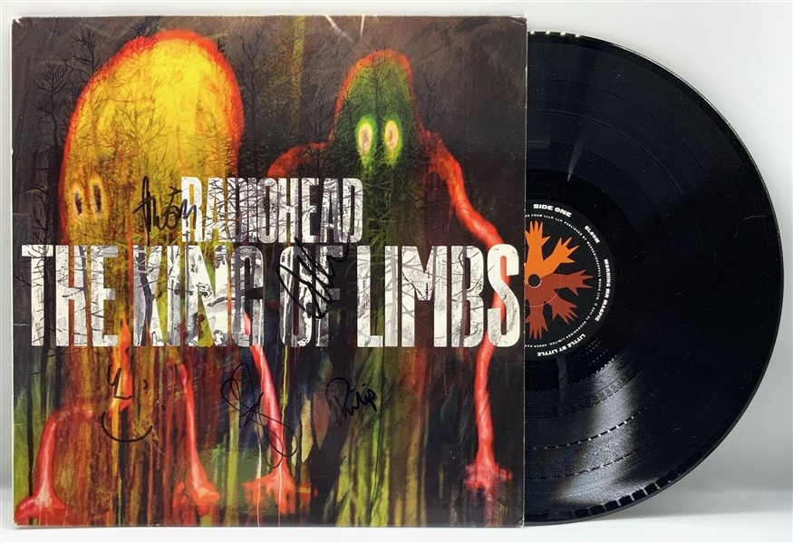Radiohead Group Signed “The King of Limbs” Album Record (Third Party Guaranteed)
