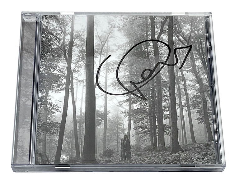 Taylor Swift Signed Folklore “In the Trees" Version Limited Edition Deluxe CD (PSA/DNA COA)
