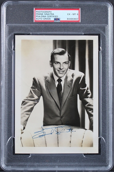Frank Sinatra Signed 5" x 7" Vintage Photograph (PSA/DNA Encapsulated)