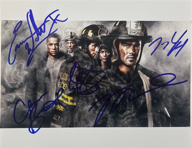 Chicago Fire: Cast Signed 8" x 10" Photo (5 sigs)(Third Party Guaranteed)