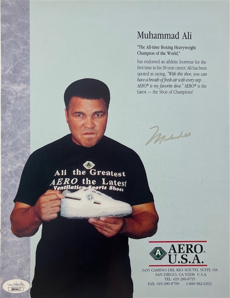 Muhammad Ali Signed 8.5" x 11" Magazine Photo (JSA LOA)