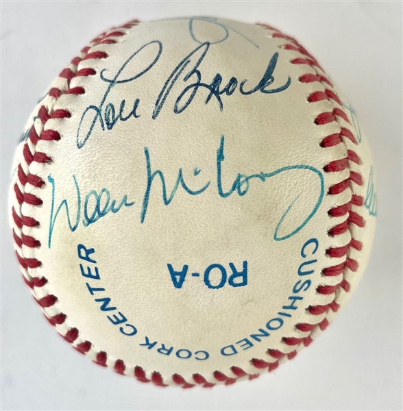 Rawlings OAL Baseball Signed by 13 HOF Players including Koufax, Hunter, Reece, Ford, Gibson, Feller & More! (Third Party Guarantee)