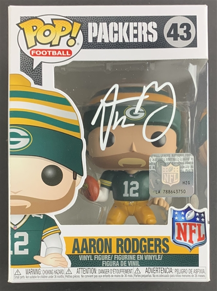 Aaron Rodgers Signed Packers Funko Pop #43 (PSA/DNA)