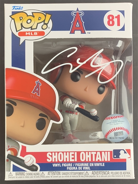 Shohei Ohtani Signed LA Angels Funko Pop #81 (PSA/DNA LOA)