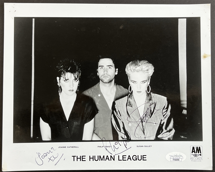 The Human League: Group Signed 8" x 10" Promo Photo (JSA)