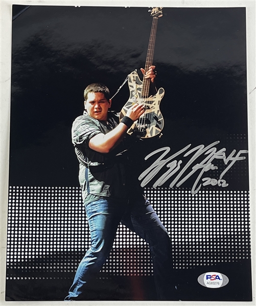 Wolfgang Van Halen 2012 Signed 8" x 10" Concert Photo (PSA/DNA Sticker Only)