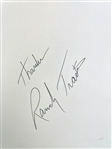 Randy Travis Signed Sheet (Beckett/BAS)
