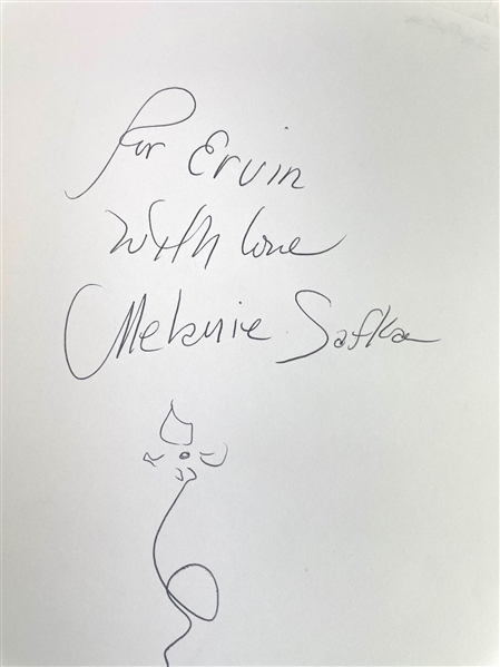 Melanie Safka Signed Sheet (Beckett/BAS)
