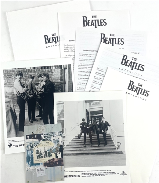 Beatles: Original Anthology Press Kit including Photos, Notes, and Letterhead!