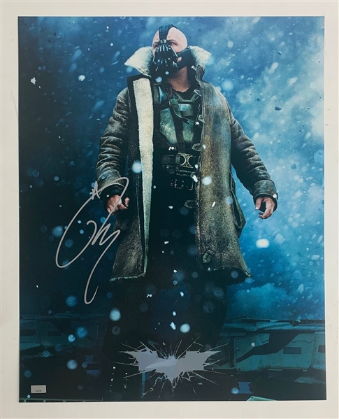 Dark Knight Rises: Tom Hardy Signed 16" x 20" Photo (Celebrity Authentics)