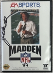John Madden RARE Signed Madden 94 Sega Genesis Game Box with Game Catridge (Beckett/BAS COA)