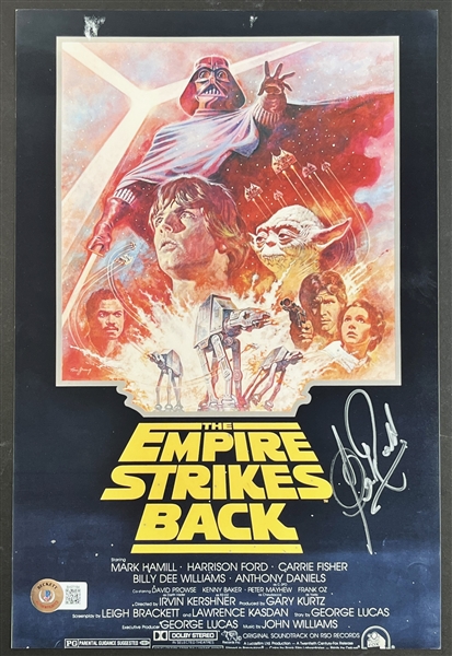 Star Wars: Clive Revill Signed 8" x 12" Empire Strikes Back Photo (Beckett/BAS)