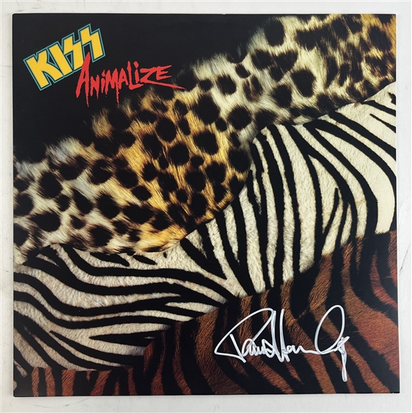KISS: Paul Stanley Signed "Animalize" Album Cover (Third Party Guaranteed)