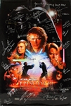 Star Wars Episode III Incredible Cast Signed Full Sized Poster w/ Lee, Portman, Mayhew & 34 others! (Beckett/BAS)