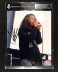 Soundgarden: Chris Cornell Signed 8" x 10" Color Photo (Beckett/BAS Encapsulated)(Grad Collection)